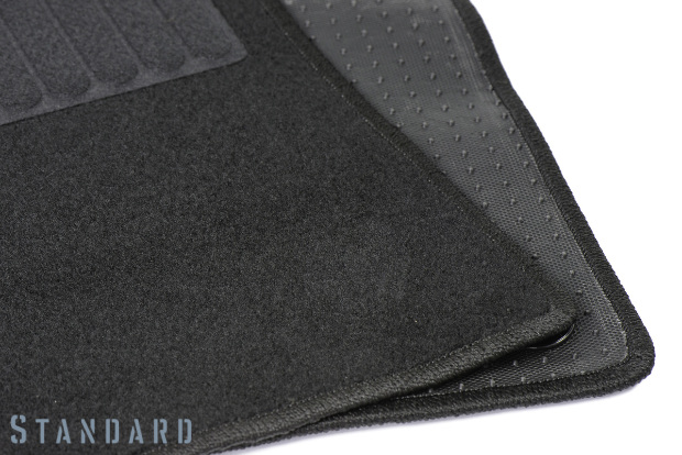 Коврики текстильные "Стандарт" для Honda Civic (седан / FB) 2012 - 2015, черные, 3шт.