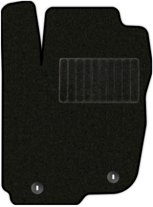Коврики текстильные "Стандарт" для Toyota Rav4 IV (suv / XA40) 2012 - 2015, черные, 1шт.