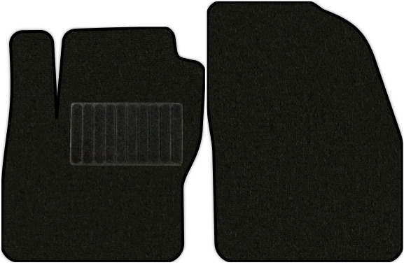 Коврики текстильные "Стандарт" для Ford Focus II (универсал / CB4) 2007 - 2011, черные, 2шт.