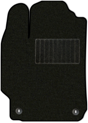Коврики текстильные "Стандарт" для Toyota Camry VIII (седан / XV55) 2014 - 2017, черные, 1шт.