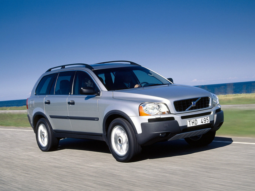 Коврики текстильные "Классик" для Volvo XC90 I (suv / C) 2002 - 2006, черные, 5шт.