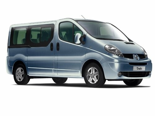 Коврики текстильные "Комфорт" для Renault Trafic (минивэн / JL) 2006 - 2014, темно-серые, 2шт.