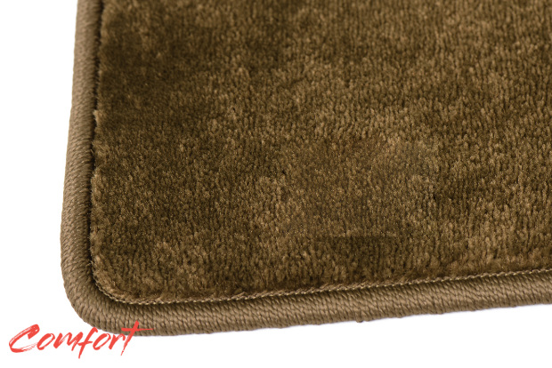Коврики текстильные "Комфорт" для Renault Koleos I (suv) 2013 - 2016, коричневые, 3шт.